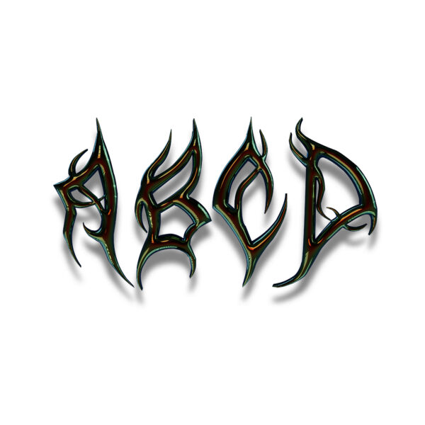 Arcane Font 3D (Cyber) - Image 2