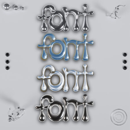 This is uhh Lower Case Chrome Font